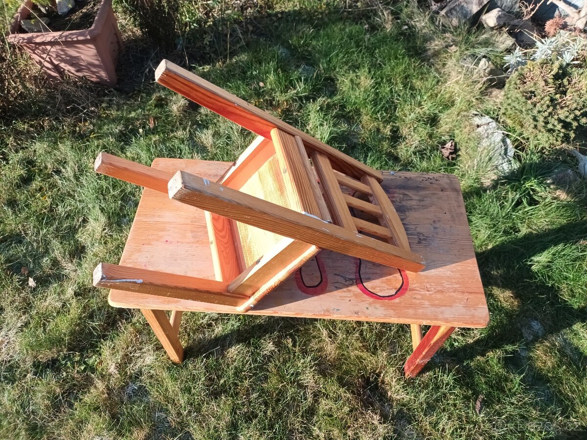 Dětský stoleček se židličku - 2