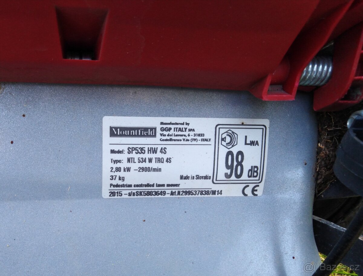 sekačka s pojezdem motor honda - 2