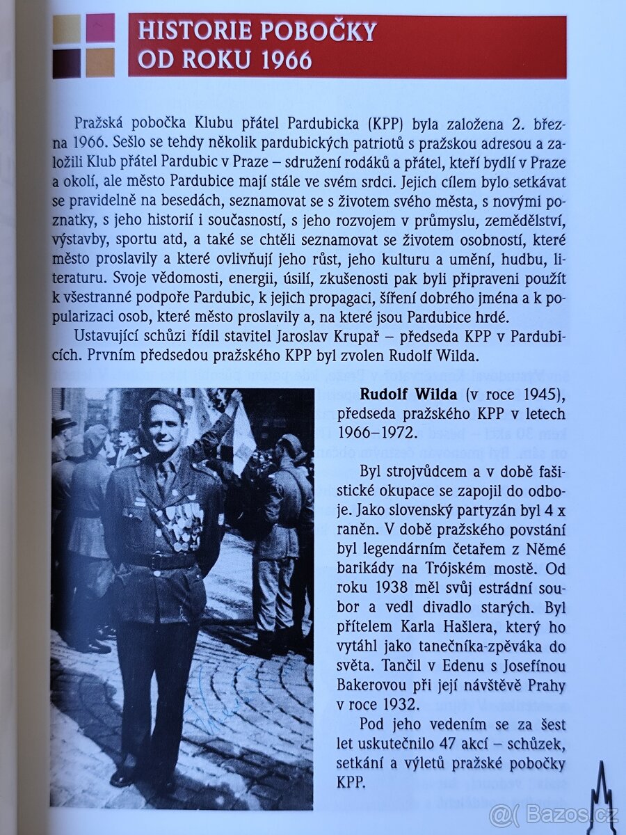 Historie pražské pobočky Klubu přátel Pardubicka - 2