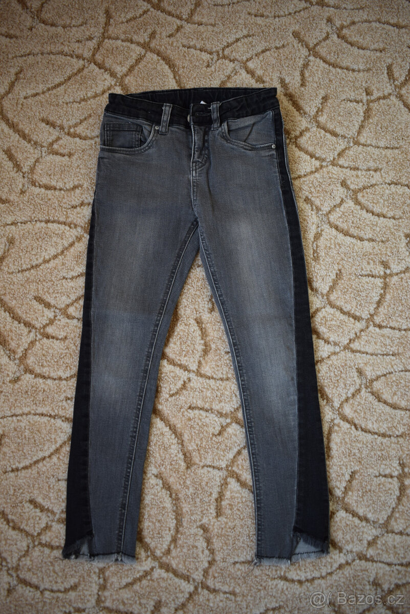 3 x kalhoty vel. 128-134 - 2