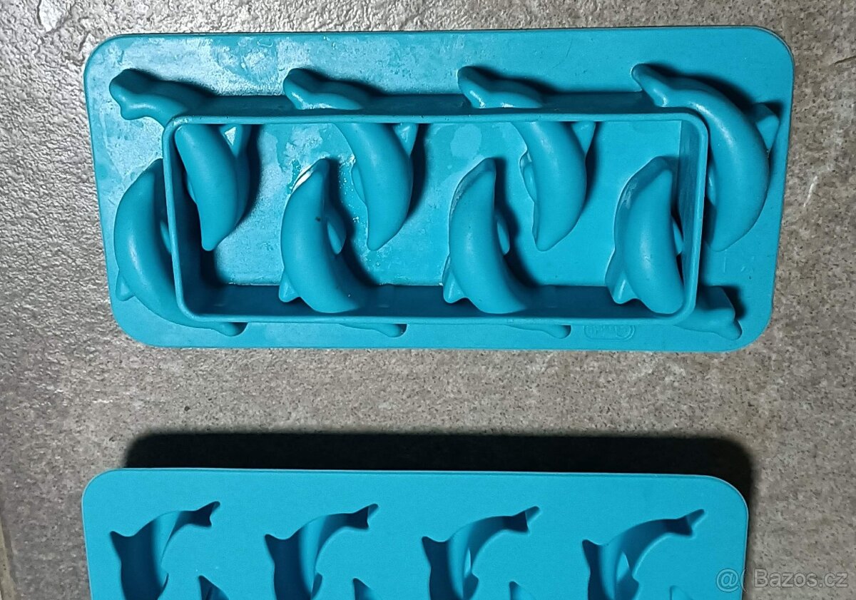 tvořítka na led do mrazáku - tvar ryby - 2