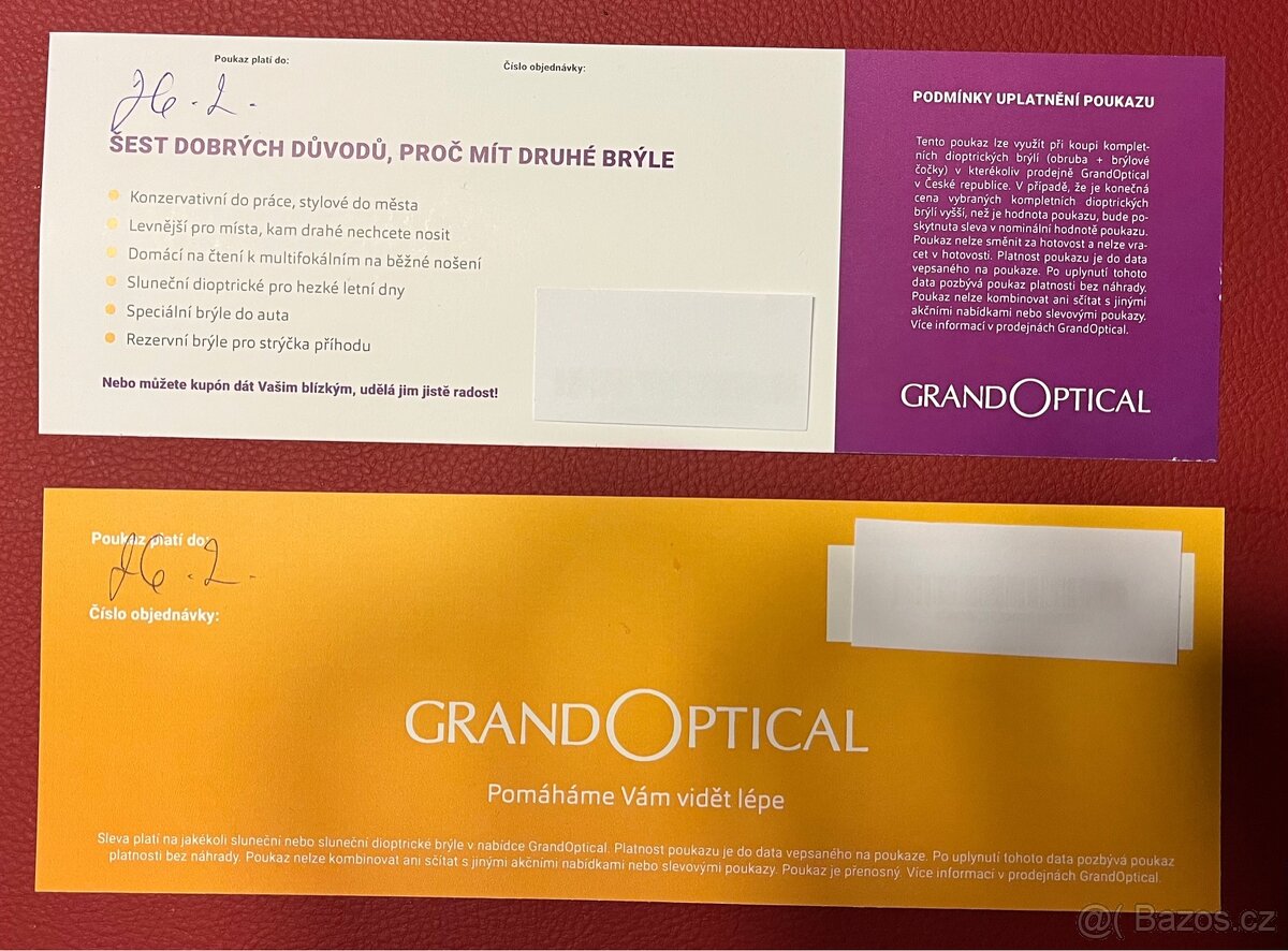 Poukaz do Grand Optical - 2