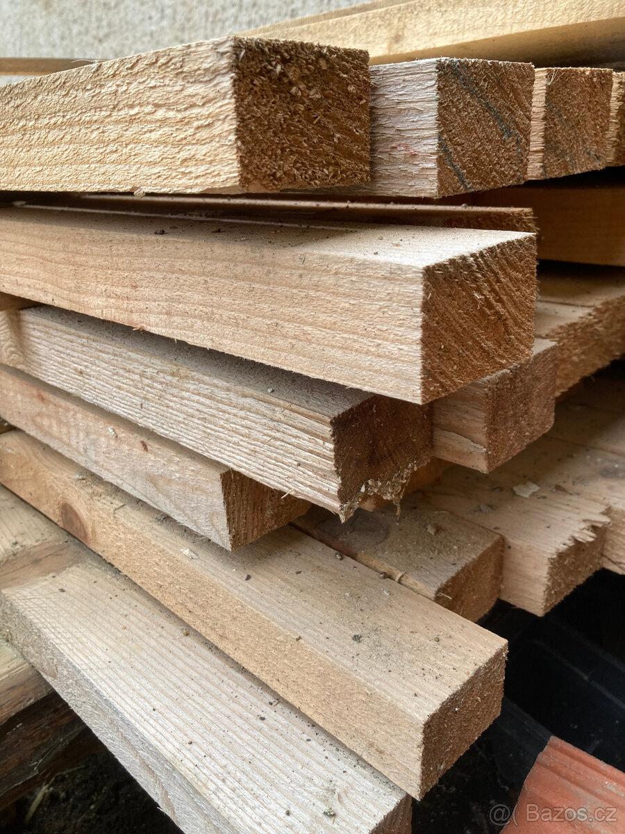 Impregnované střešní latě 6x4 - 2