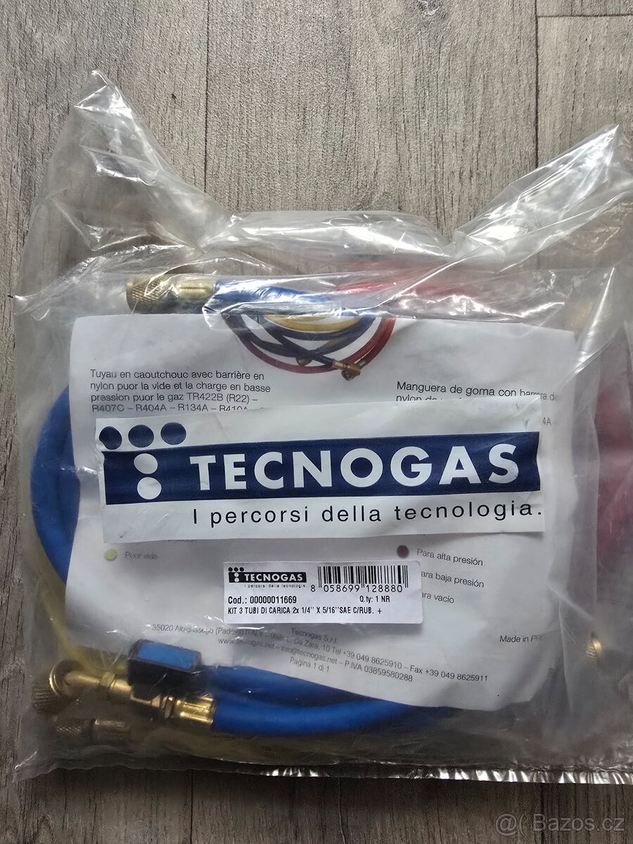Plnící hadice klimatizací TECHNOGAS - 2