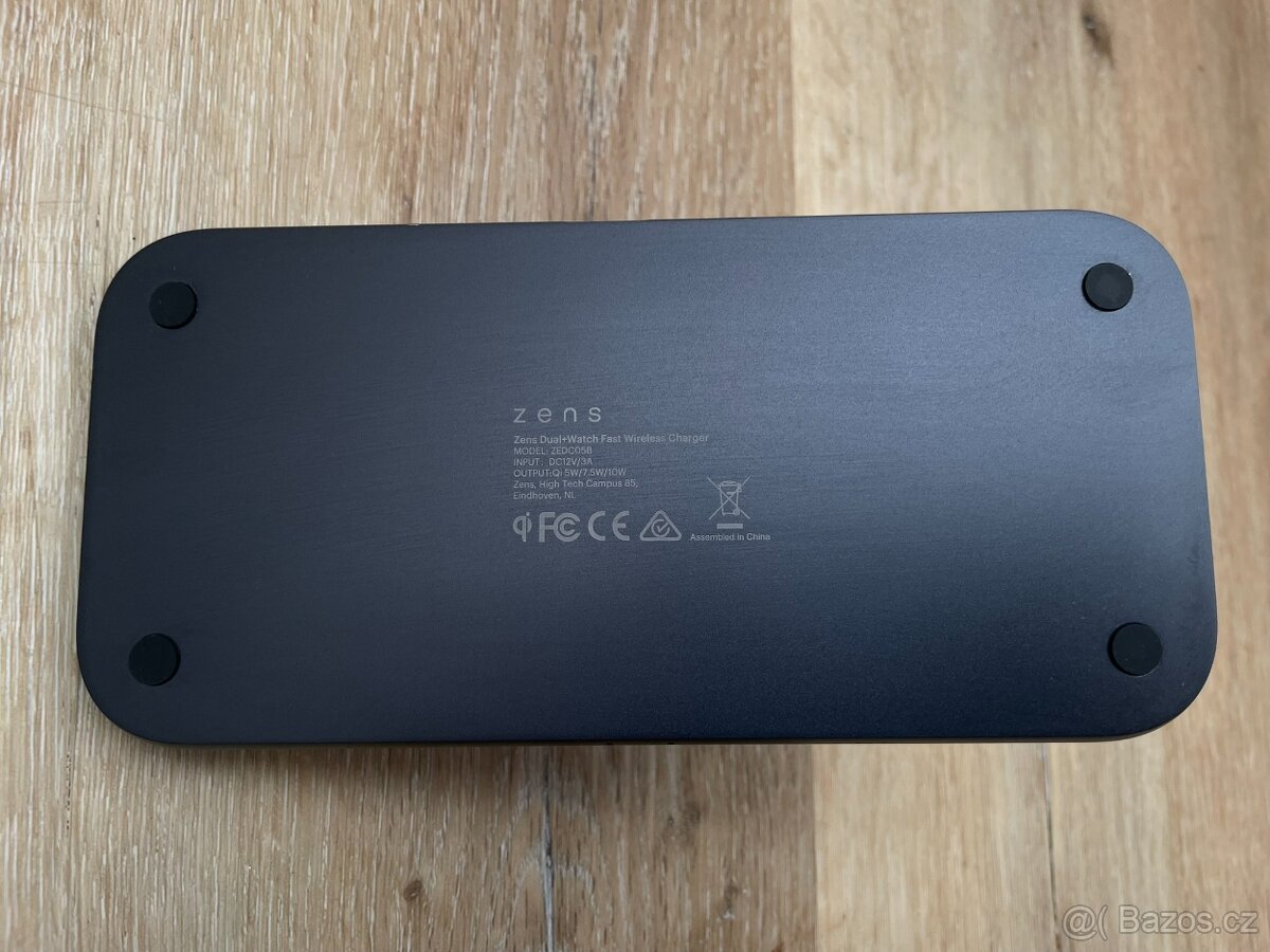 Zens Aluminium Dual Wireless Charger + Watch 10W - 2