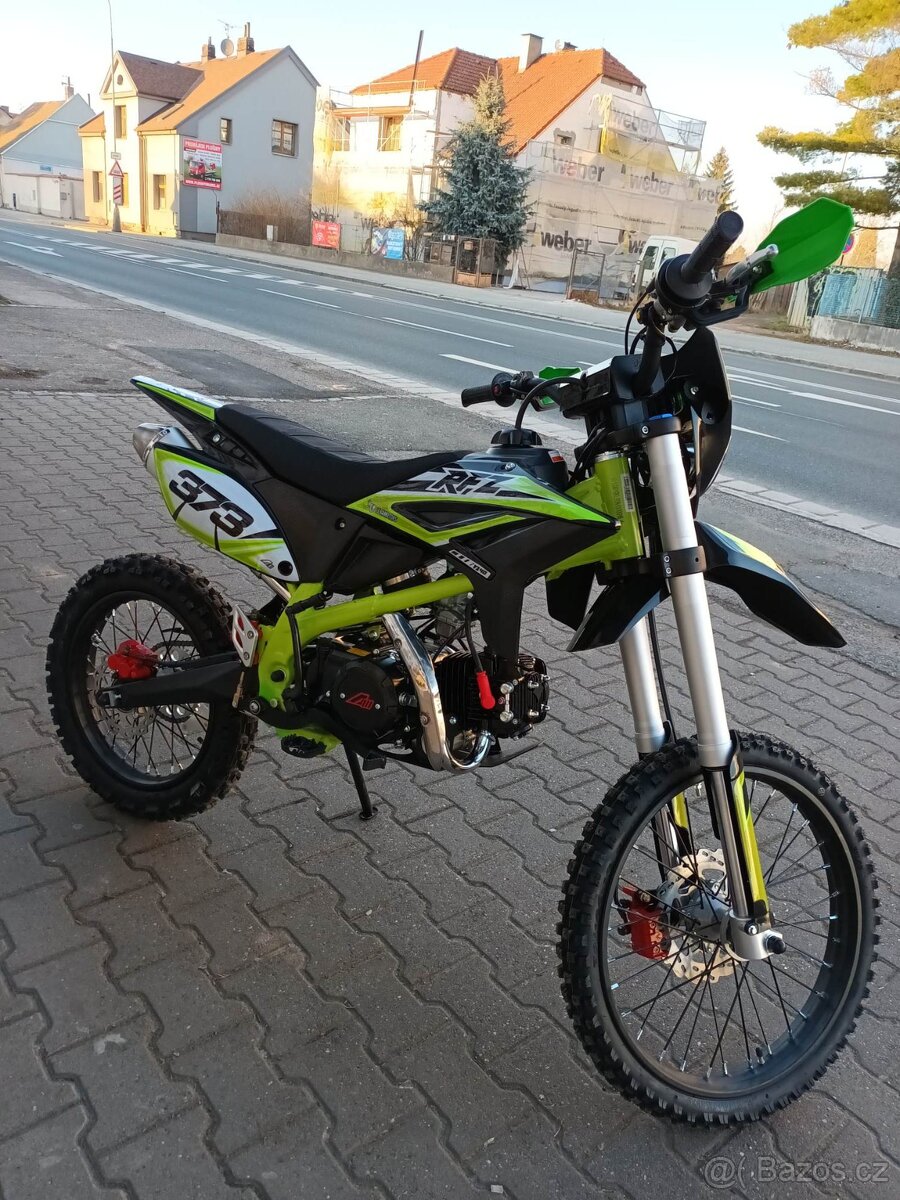 Pitbike Thunder 140cc 19x16 E-start zelená - 2