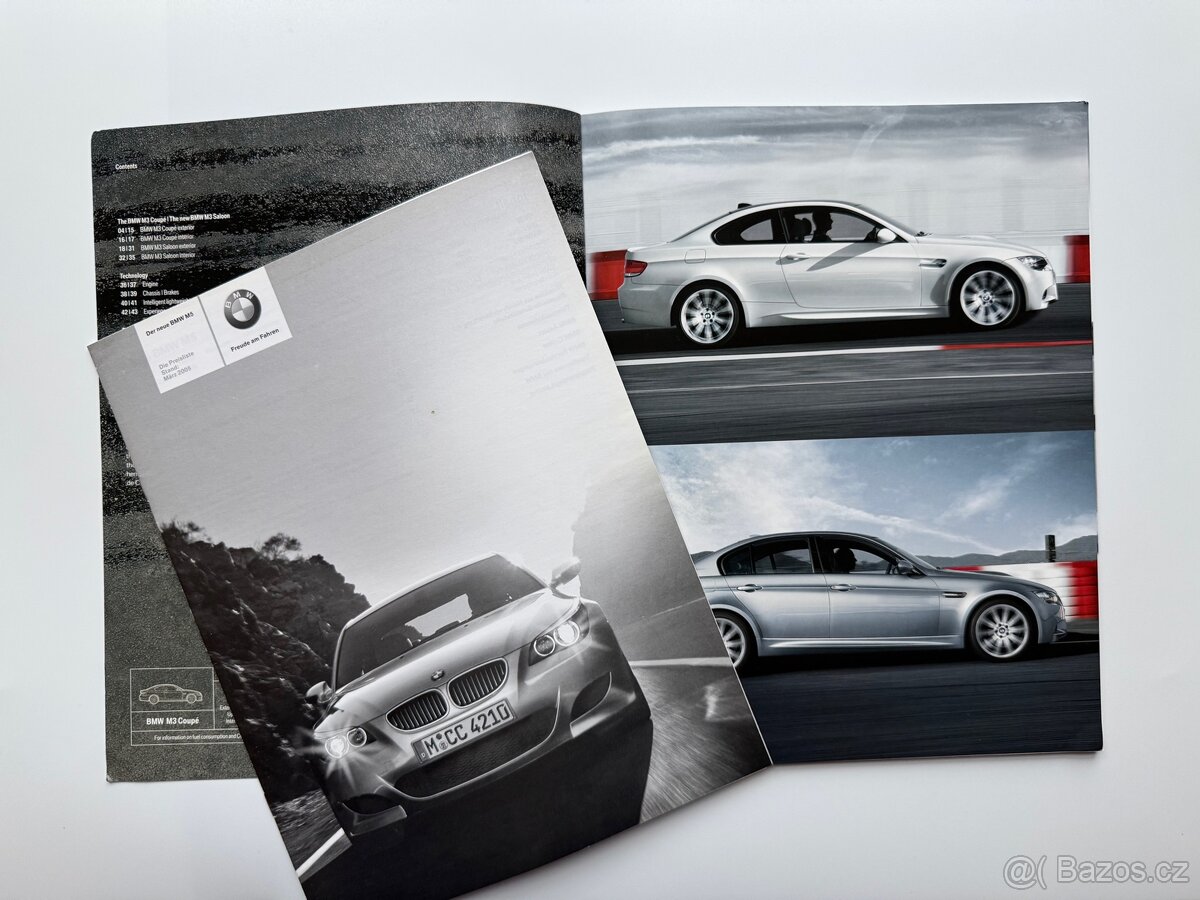 BMW M3 E92 prospekt - anglický prospekt - 2