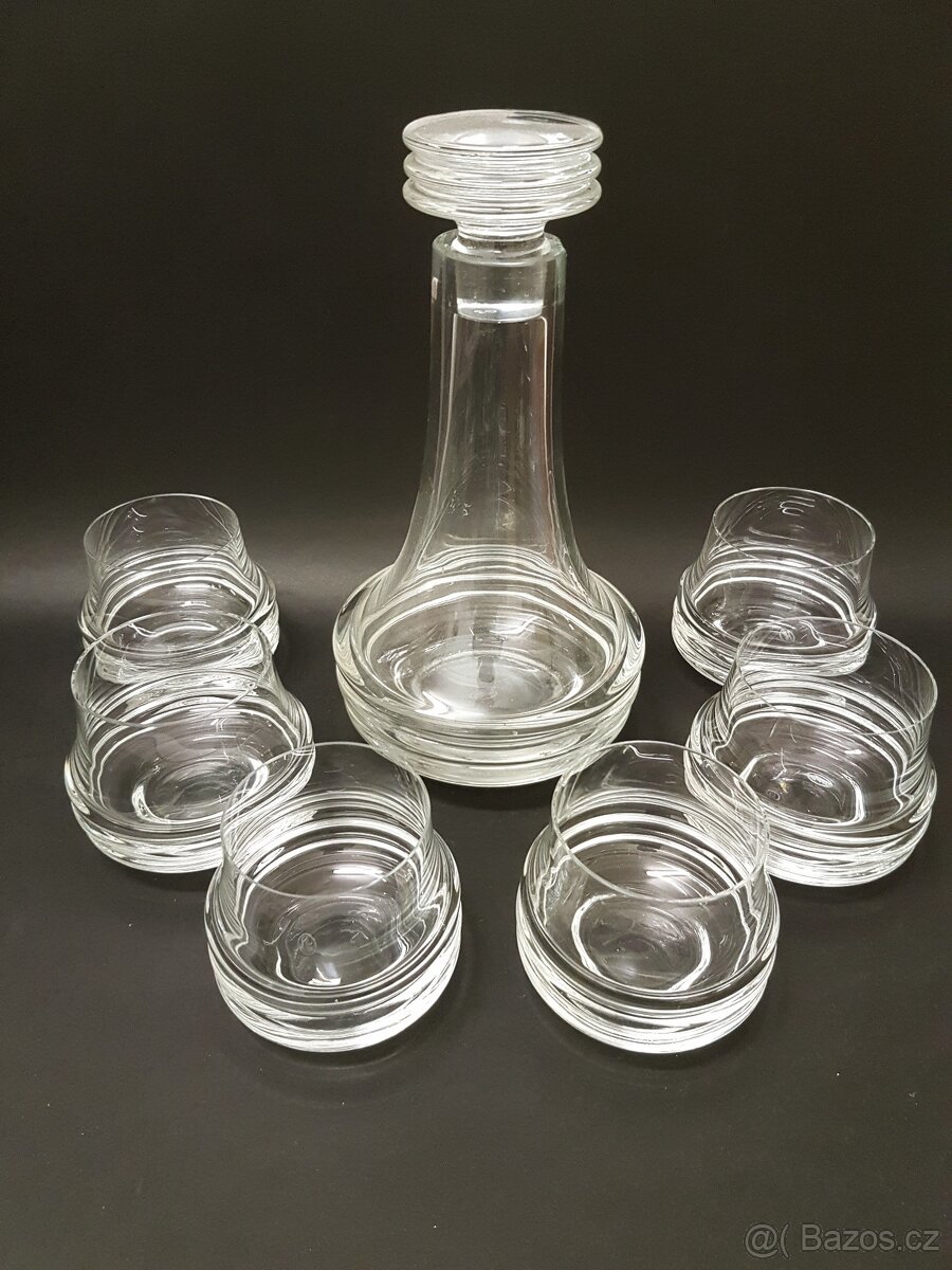 Moser nápojový set /Bruno Morbelli - 2