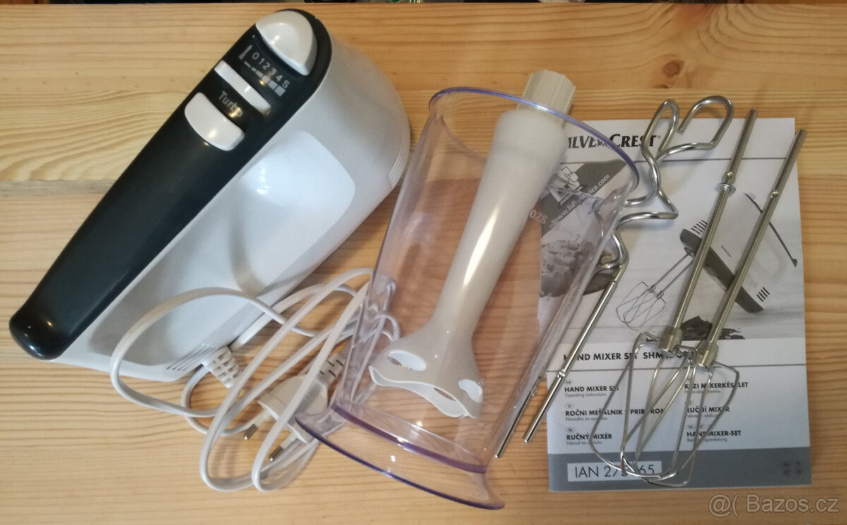 Ruční tyčový mixér/šlehač s nádobkou 700 ml - 2