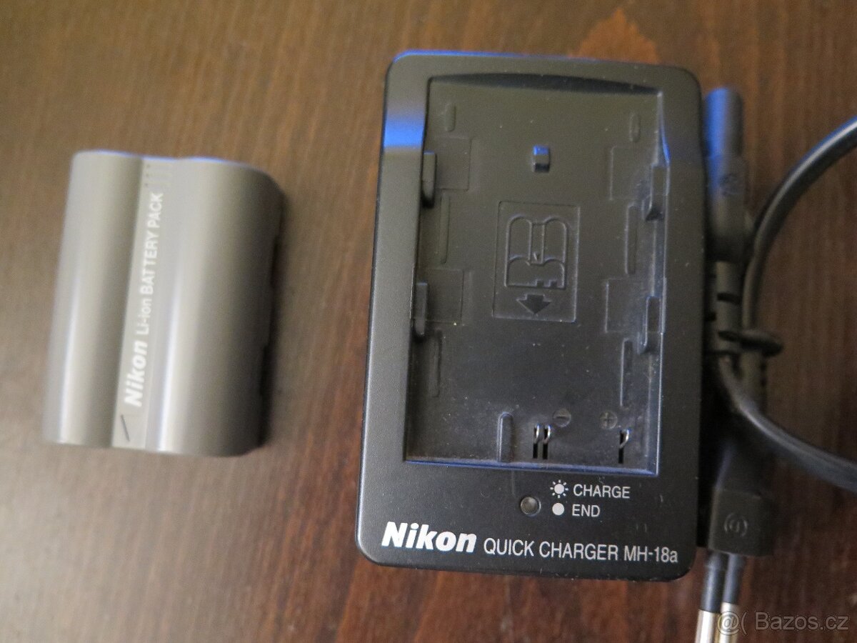 Nikon MH-18a nabíječka + baterie EN-EL3a - 2
