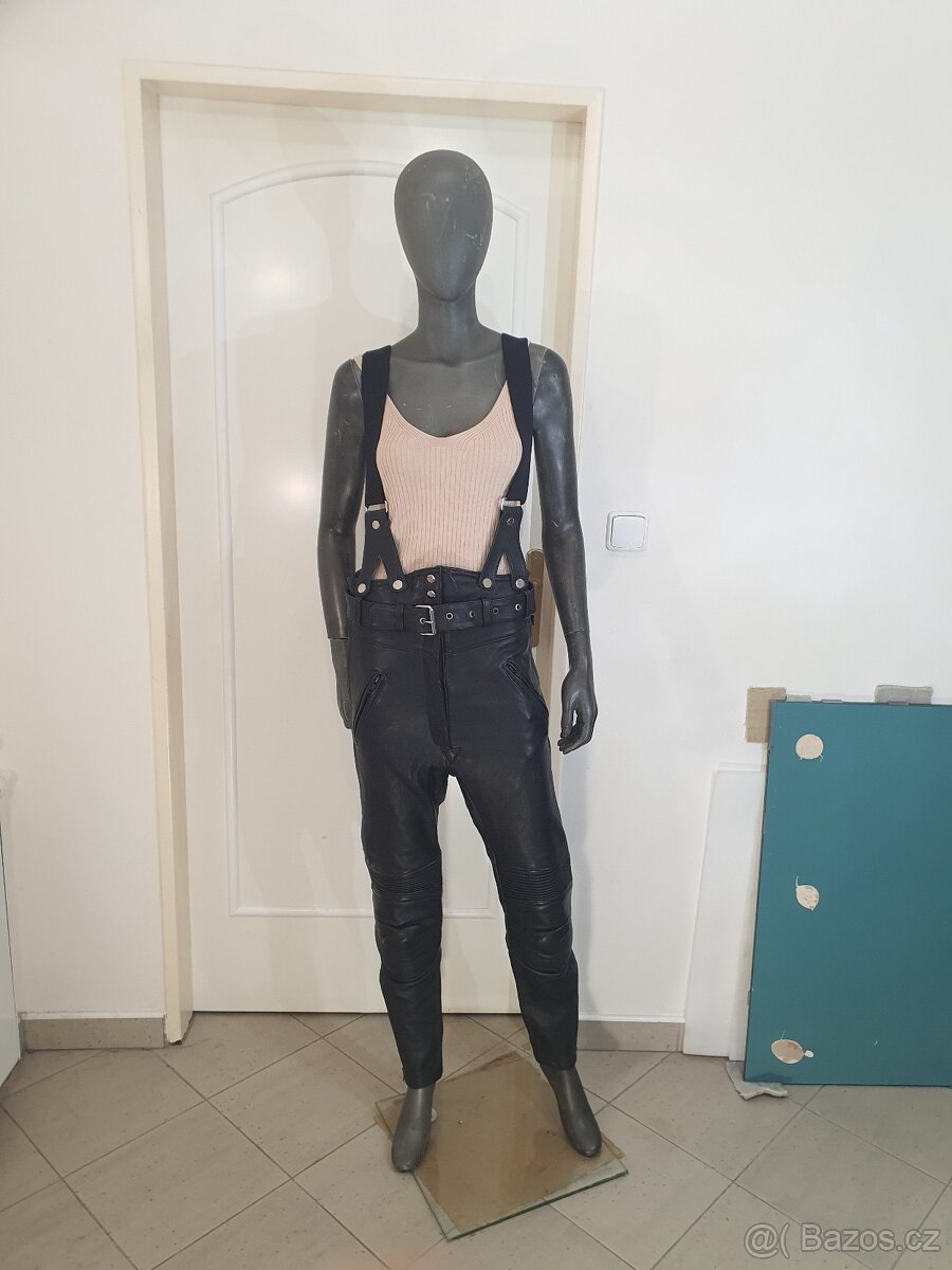 Kožené kalhoty na motorku Dámské V. 38 - 2