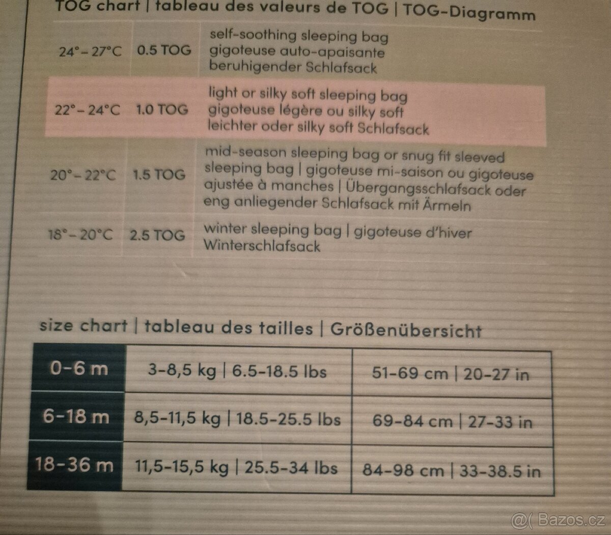 Spací pytel aden+anais 0-6měs. - 2