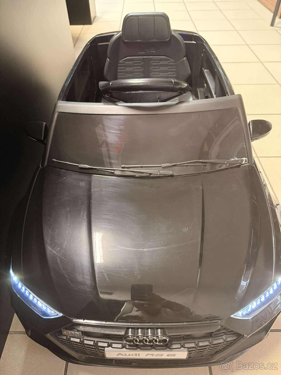 Eletrické autíčko Audi RS6 Černé Záruka 18 Měsicu - 2