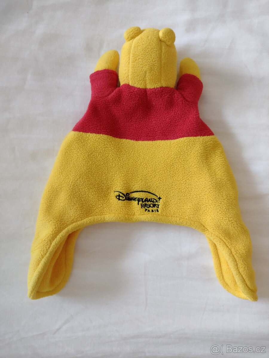 DĚTSKÁ FLEECE ČEPICE Medvídek Pú - 2