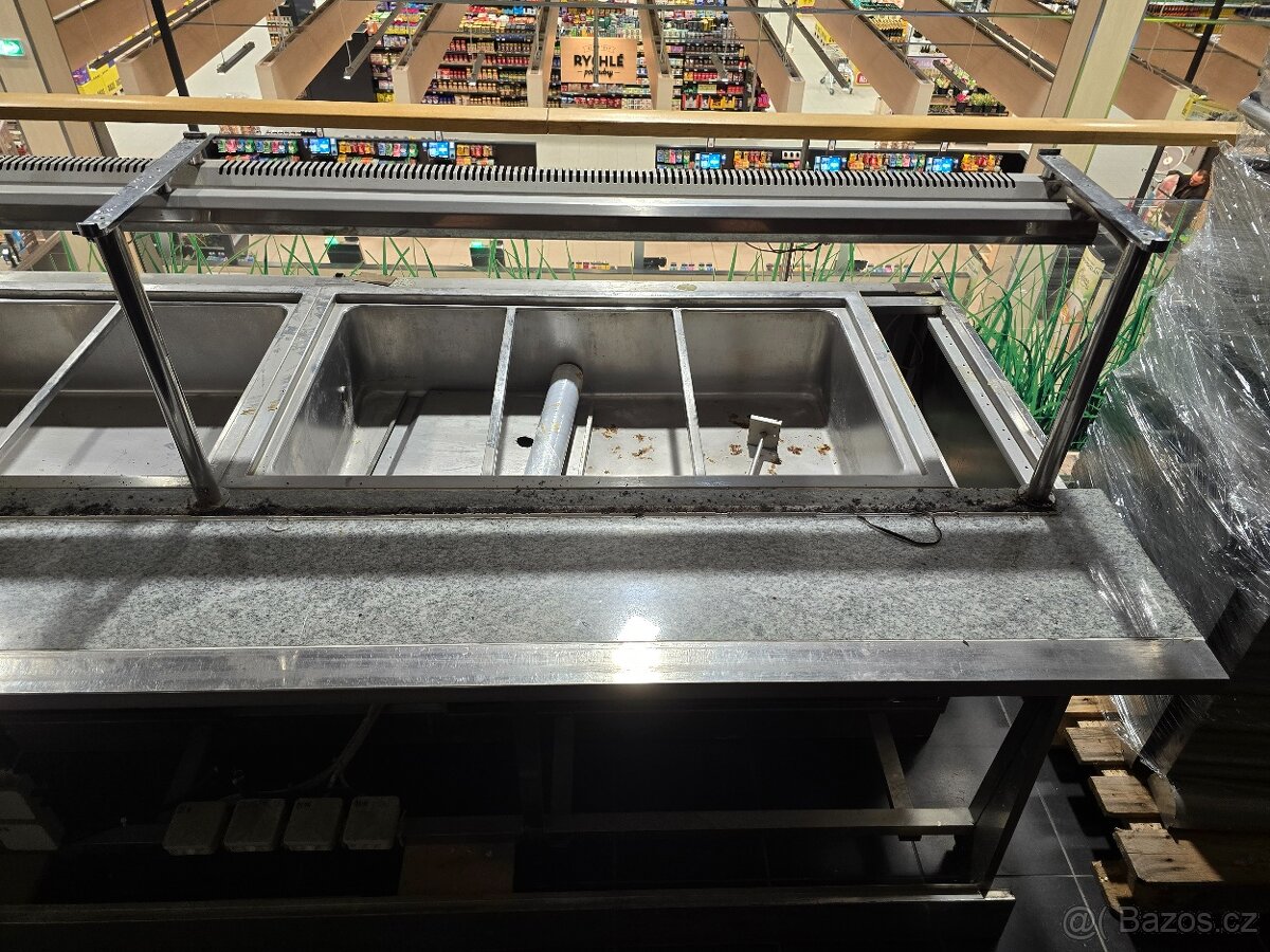 Výdejní stůl na potraviny - ohřev – gastro č. 070 - 2