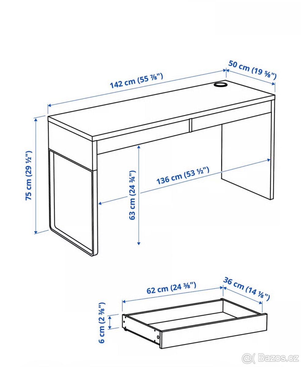Psací stůl IKEA Micke - 2