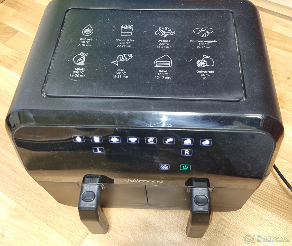 Horkovzdušná friteza dual - 2