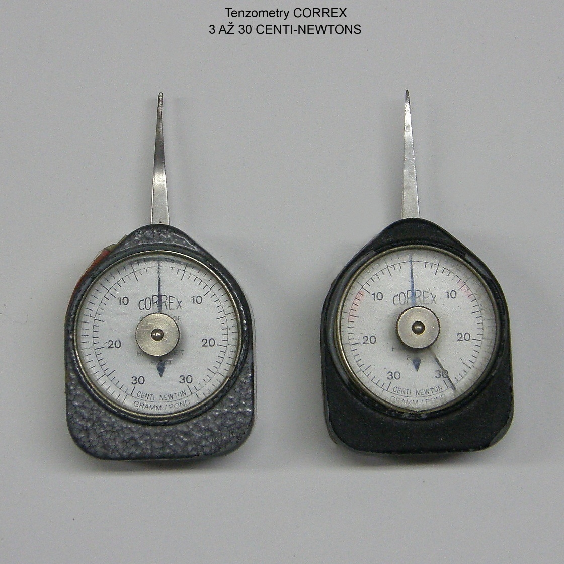 Tenzometry CORREX - 4ks, tloušťkoměr ZPS 0-10mm - 2