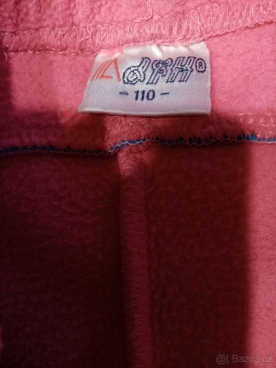 fleecové tepláky vel. 110 - 2