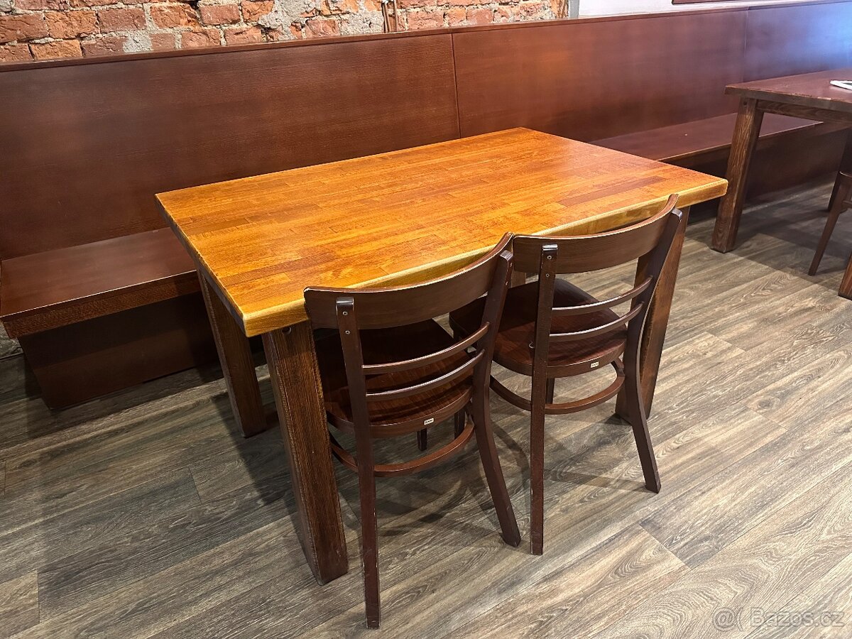 Bukove stoly,zidle Thon s podruckou/bez podrucky - 2