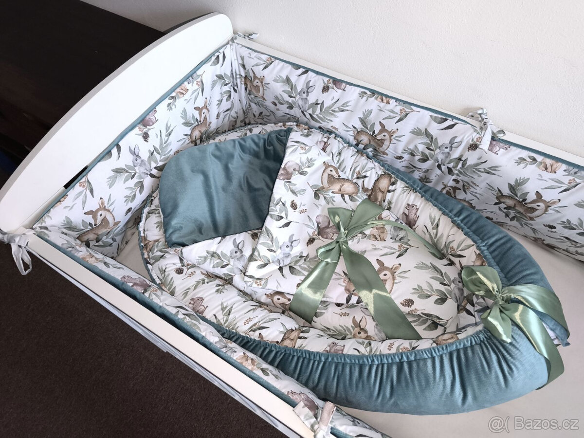 Nová souprava do postýlky srnky+velvet - 2