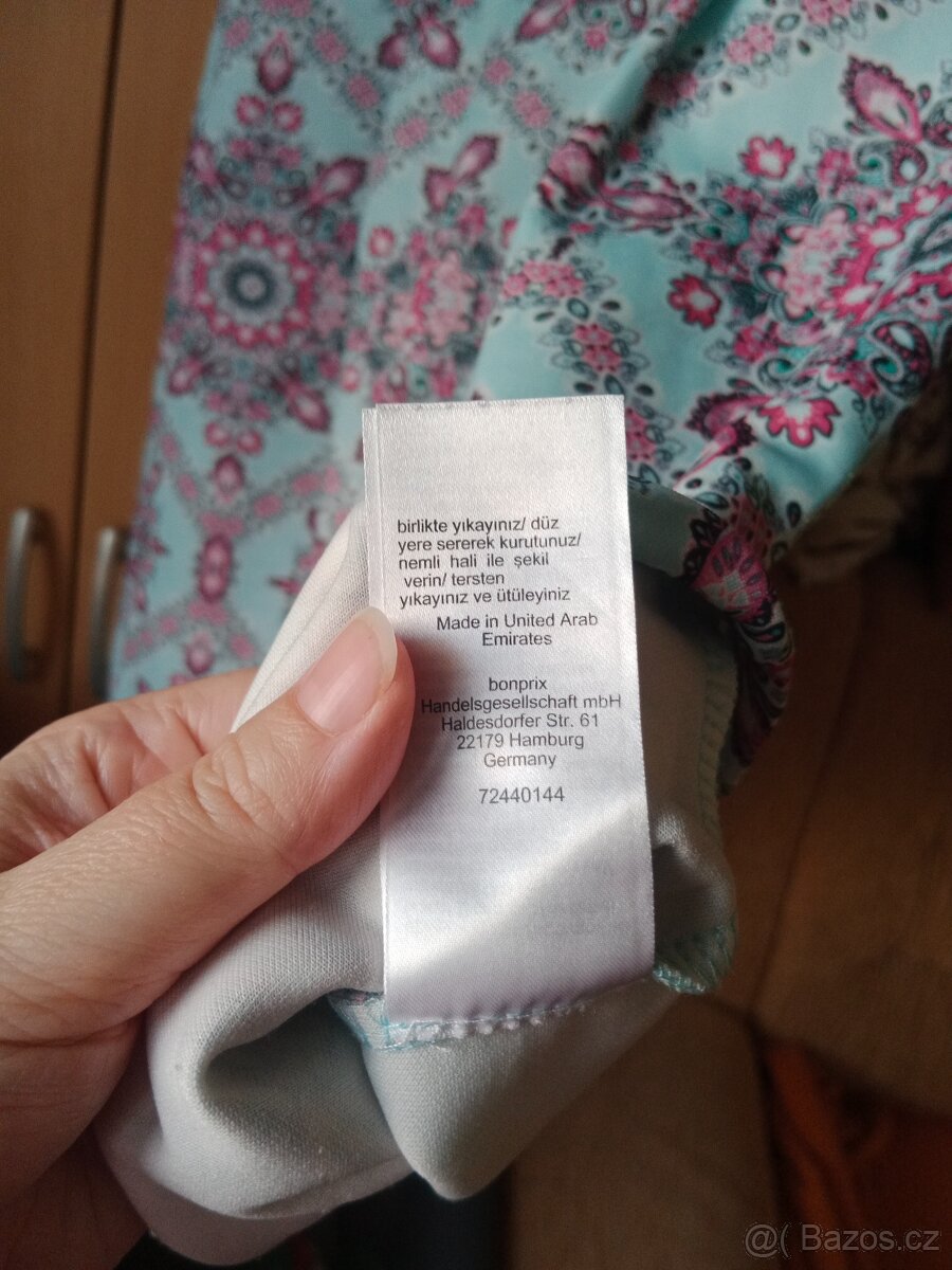 Tyrkysové dámské šaty - 2