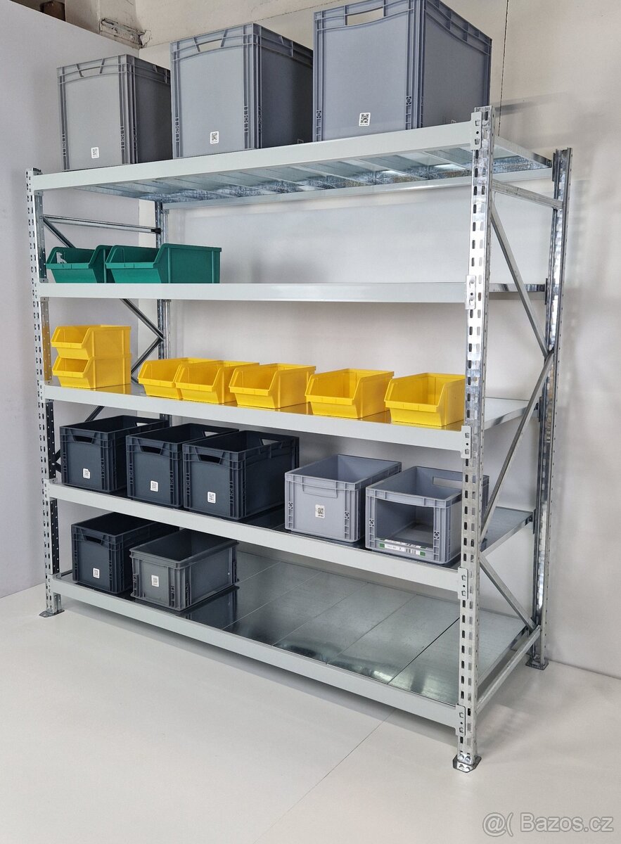 Průmyslový policový regál. Regály - 2
