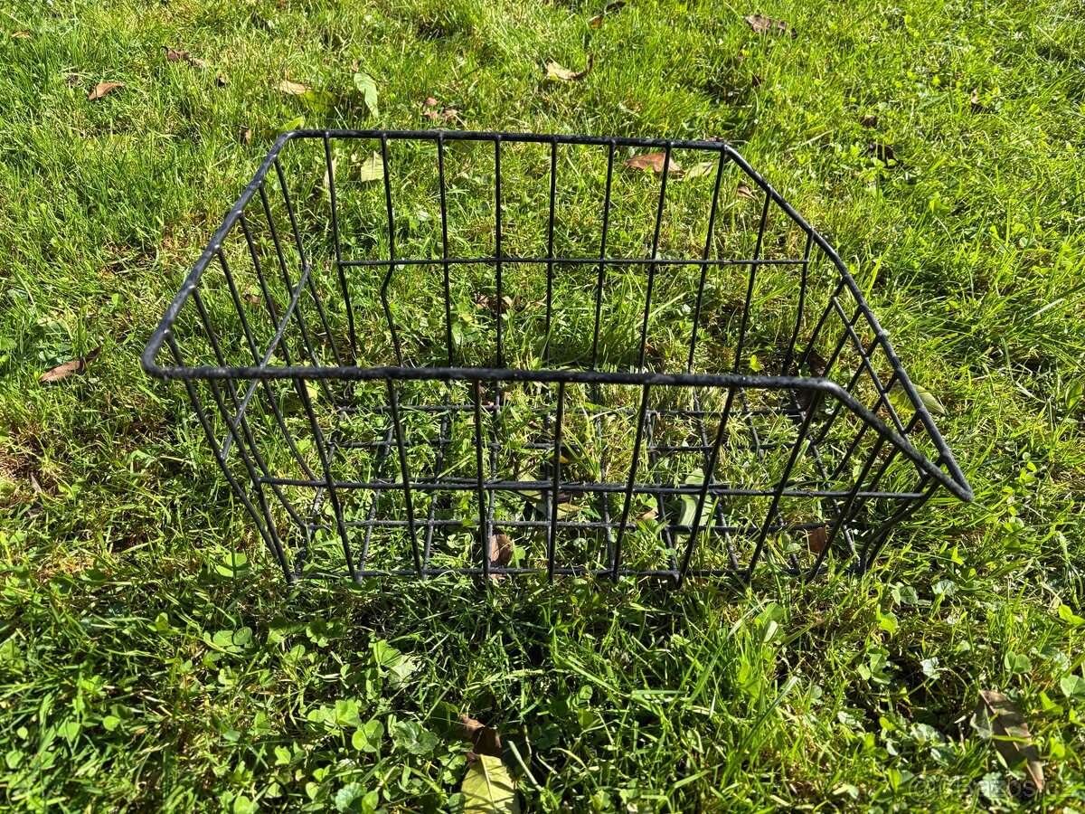 Košík na zadní nosič velký černý - 2