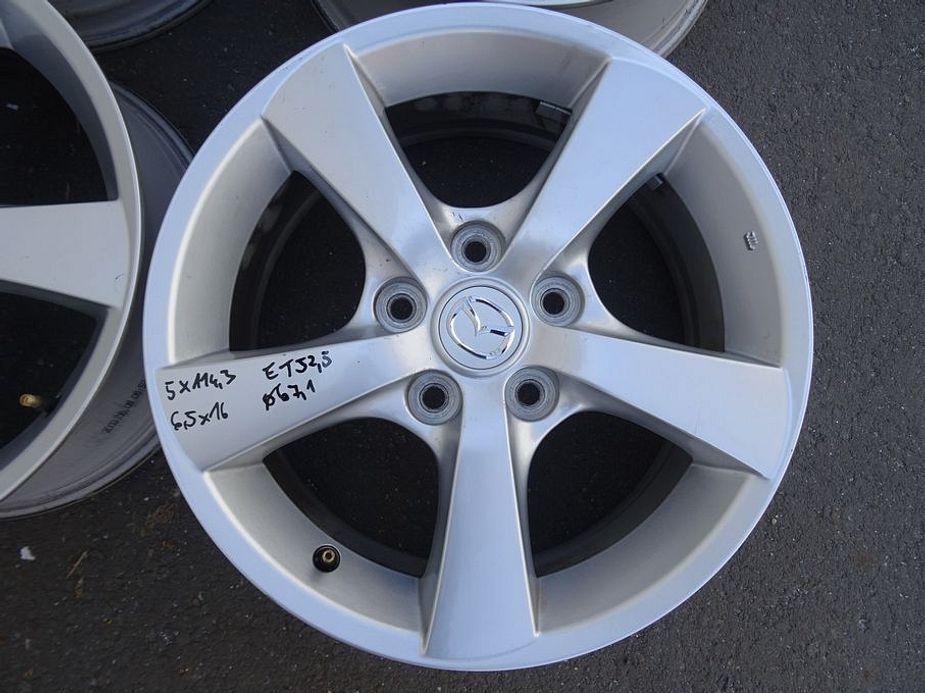 Alu disky origo Mazda,Kia, 16", 5x114.3, ET 52,5, šíře 6,5J - 2