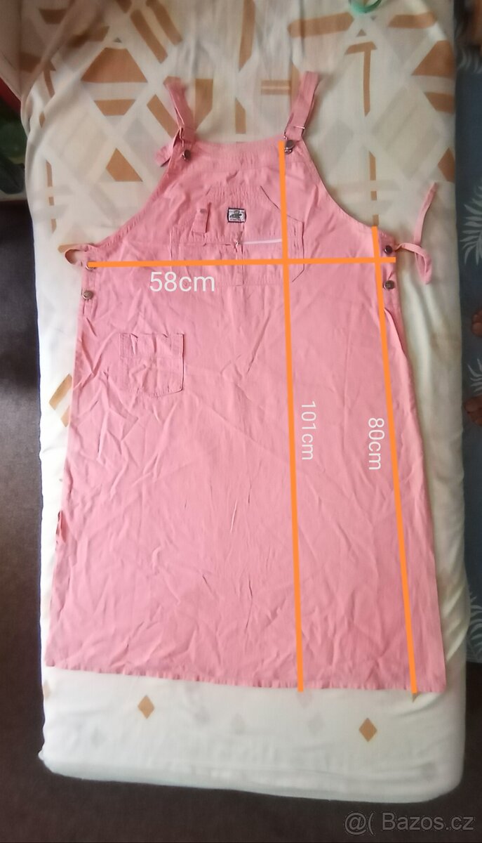 Těhotenské bavlněné šaty. Vel. M/L (1) - 2