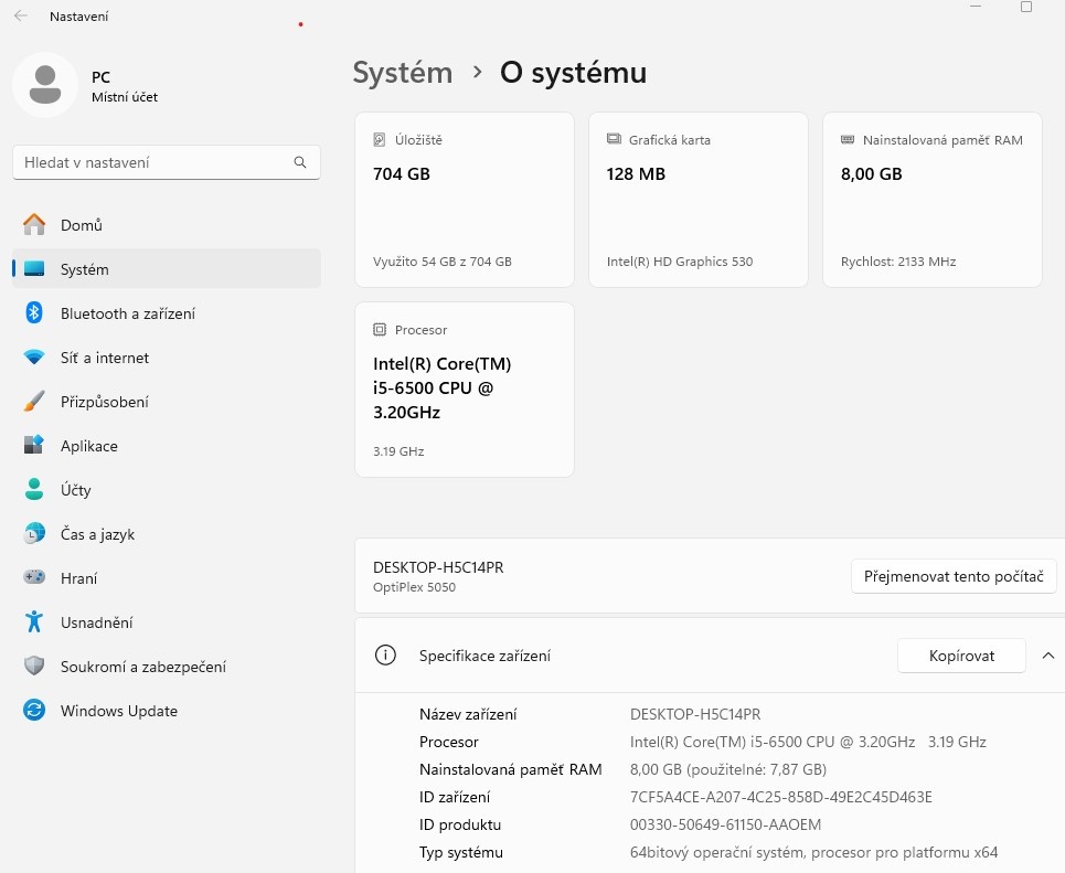 PC Dell Optiplex 5050 i5 6Gen/DDR4 RAM/ SSD+SSHD LCD - 2
