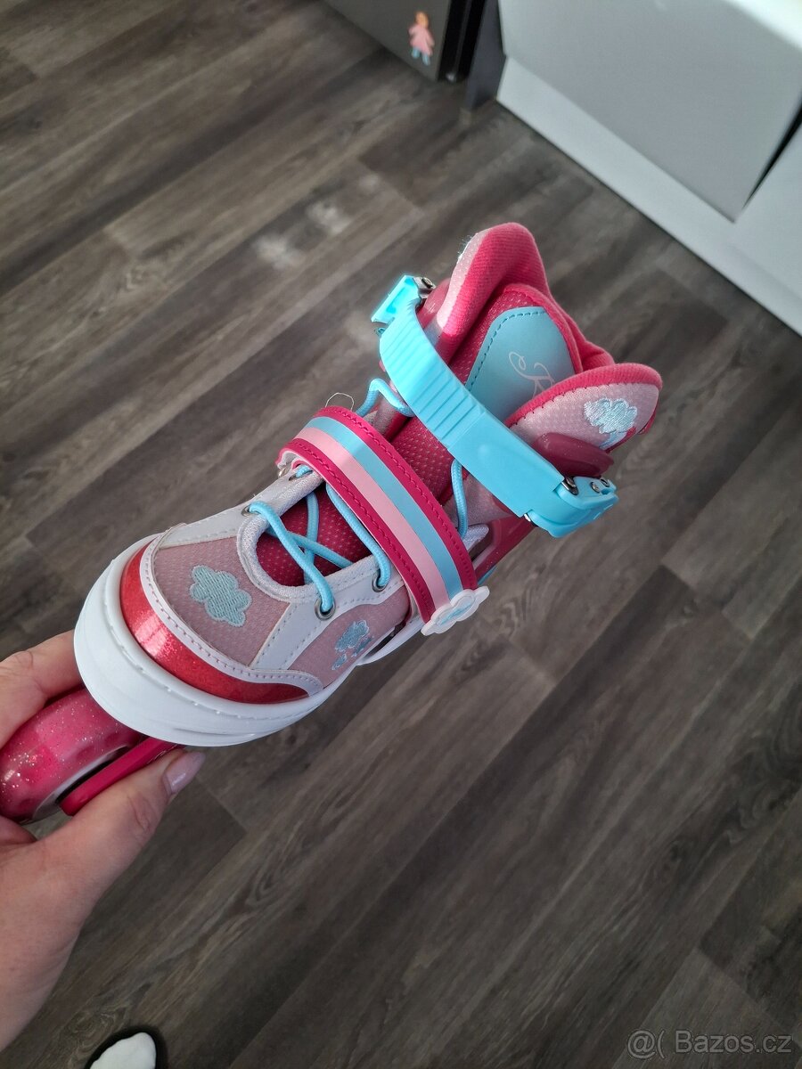 Nové dětske in line brusle, vel. 27-30 - 2