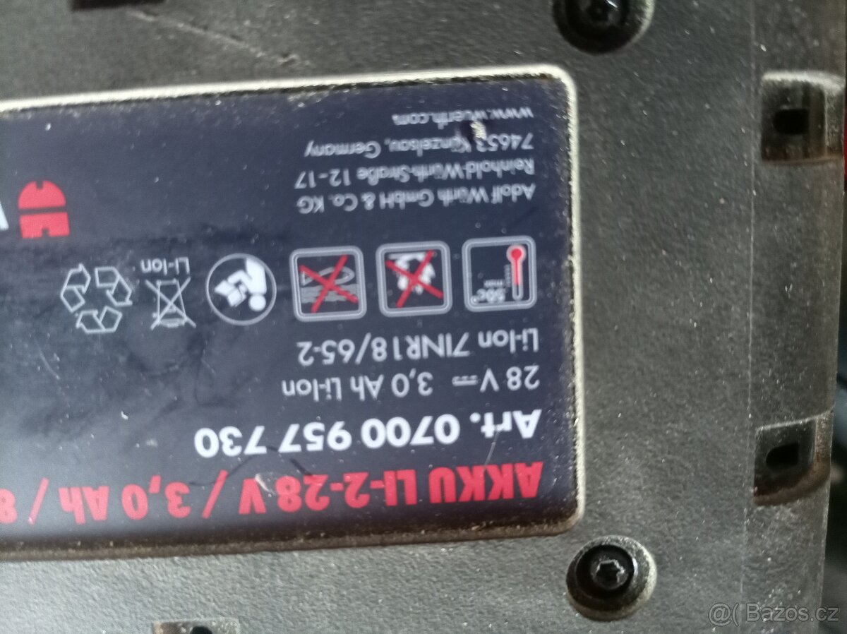 Aku kotoučová pila Wurth MHKS 28-A - 2