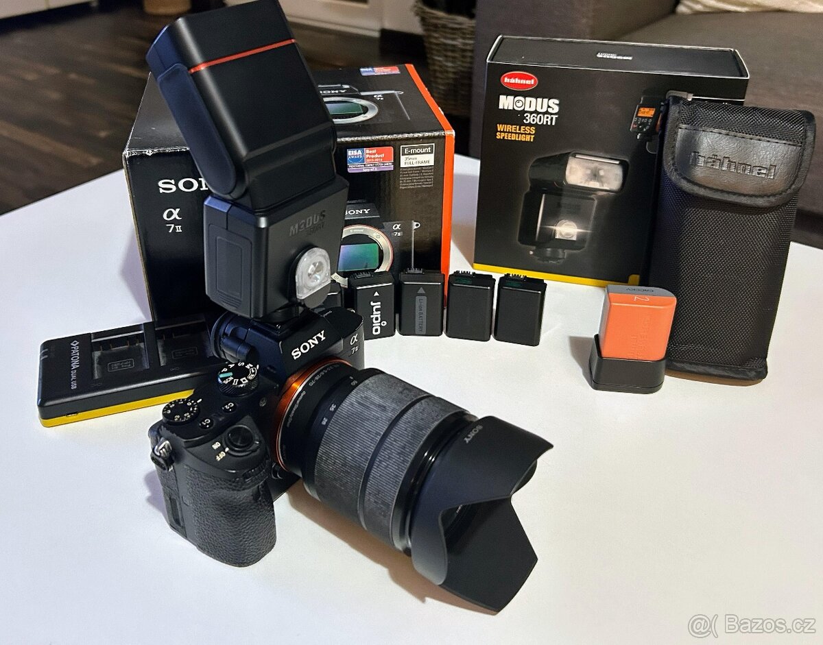 Sony Alpha a7 II+ blesk Hahnel+ objektiv SONY FE 28-70 mm - 2