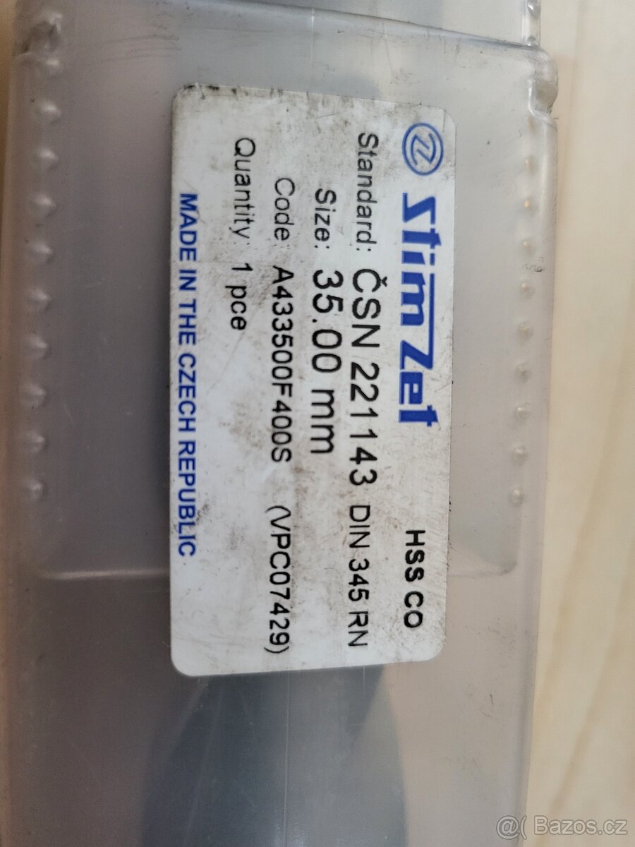 Nový vrták STIMZET - Kobaltový, s kuželovou stopkou, výkonný - 2