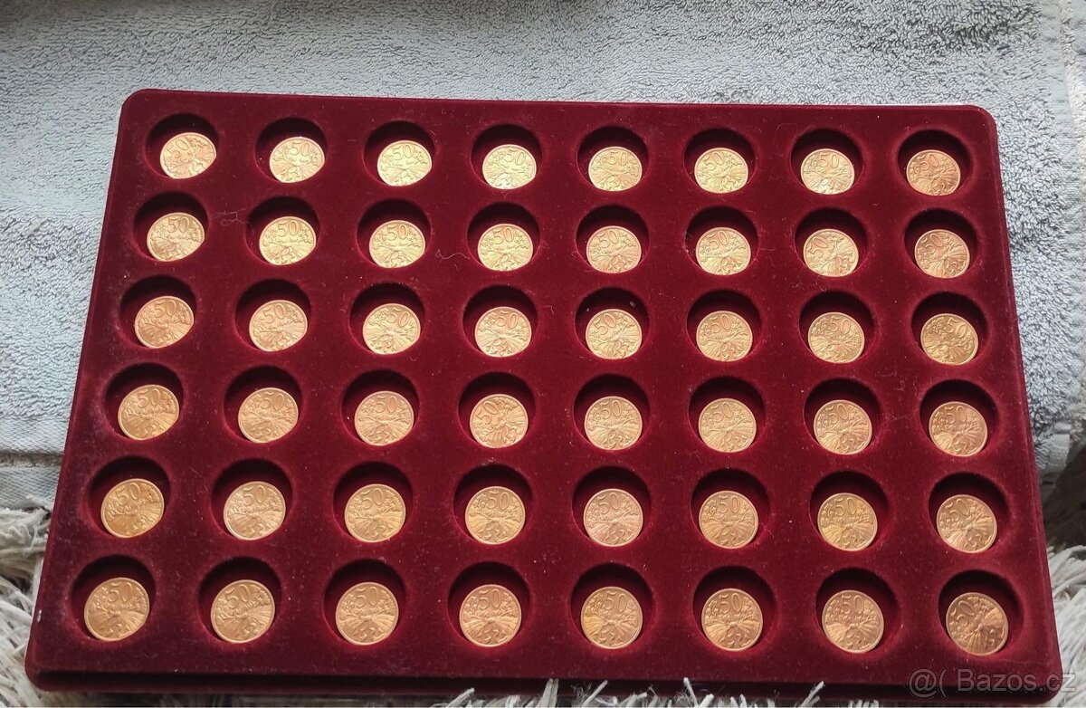 Akce 1+1 zdarma 50 haléřů 1947 nebyly v oběhu - 2