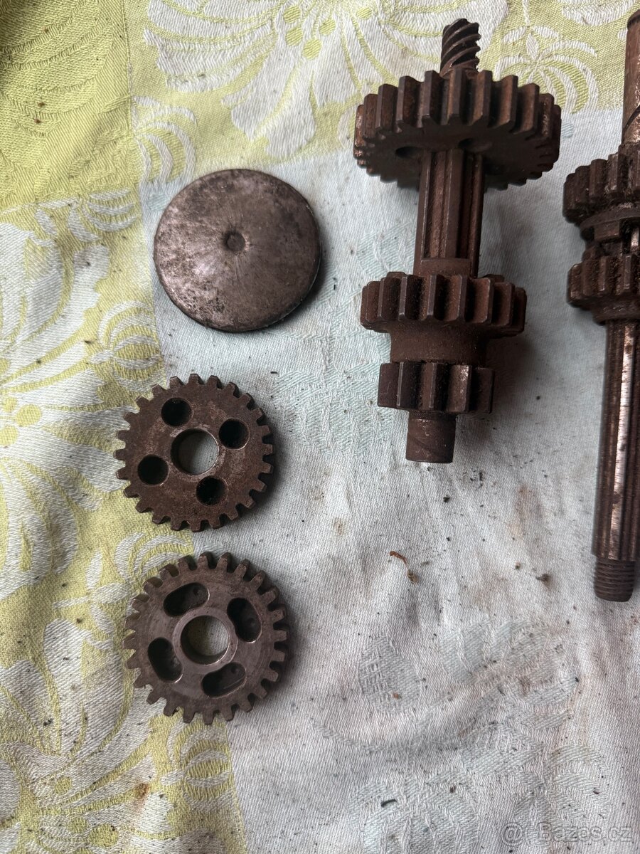 Jawa 500 OHC - převodovky - 2