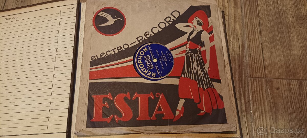 Šelakové desky 12 ks - 2