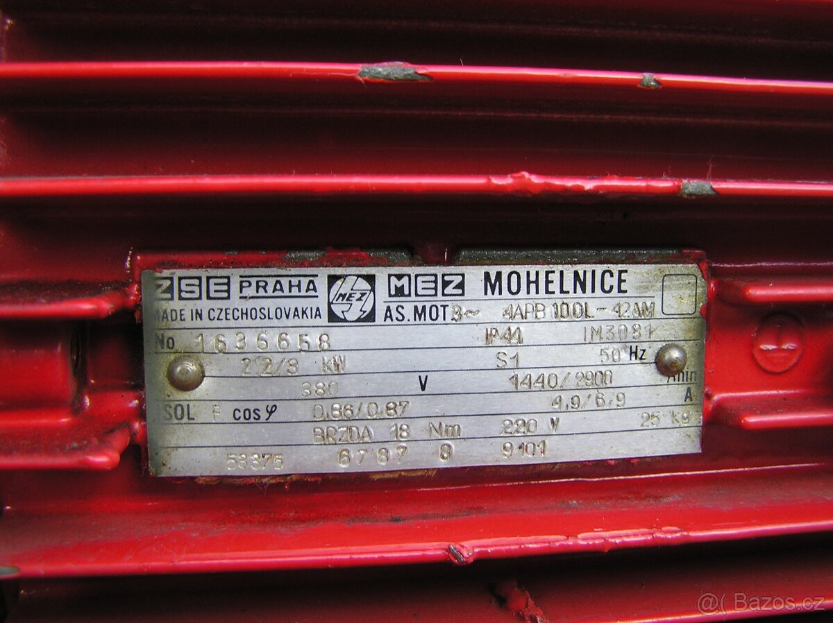 Elektromotor 2,2 kw / 3 kw, nový - 2