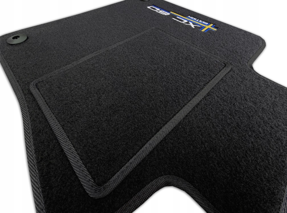 Koberečky VOLVO XC60 I (2008-2017) ČERNÉ SAMETOVÉ - 2