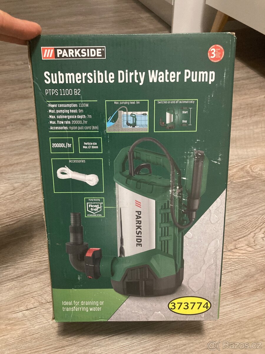Ponorné kalové čerpadlo Parkside - 2