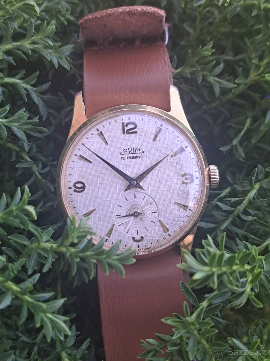 Hodinky Prim "rastr", po servisu, záruka - 2