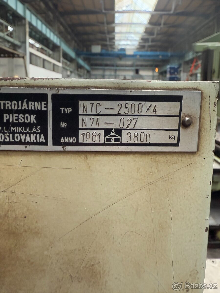 Tabulové nůžky NTC 2500/4 - 2