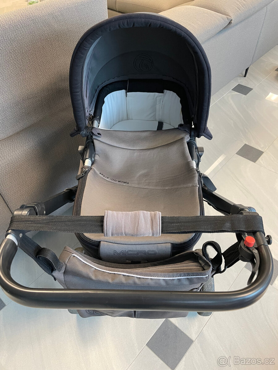 Kočárek trojkombinace Jane muum + příslušenství, fusak - 2