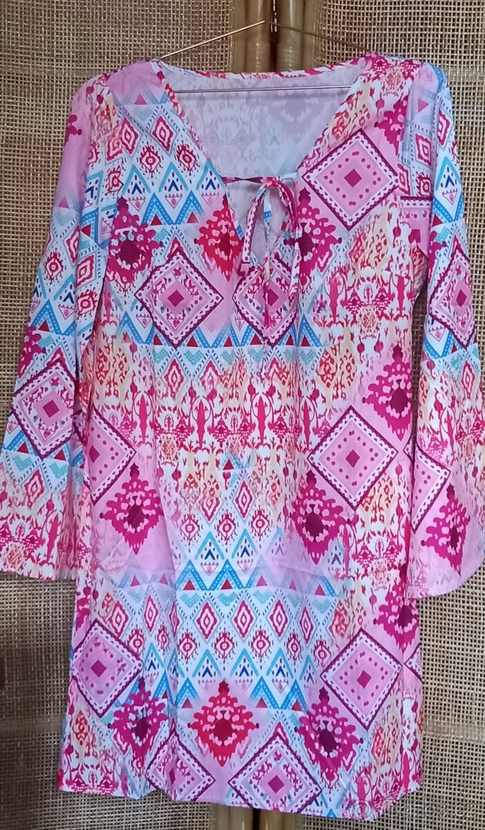 Dámská tunika - dámské plážové šaty vel.L - ZCELA NOVÉ - 2