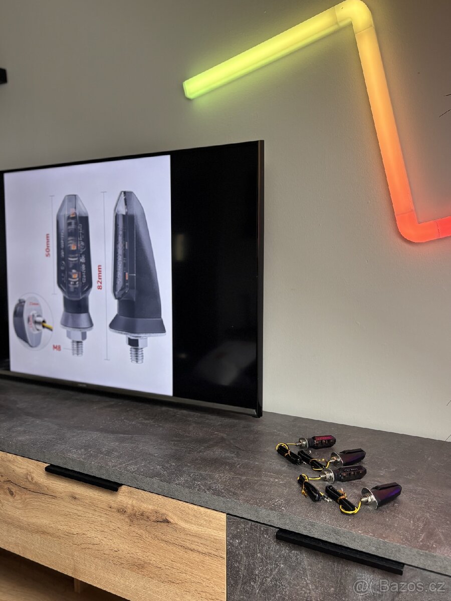 LED blinkry kouřové 8mm – univerzální, voděodolné - 2