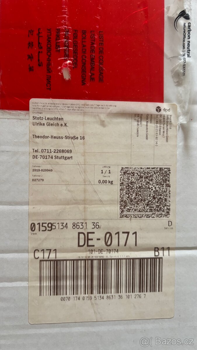 Lustr z Německa - 2