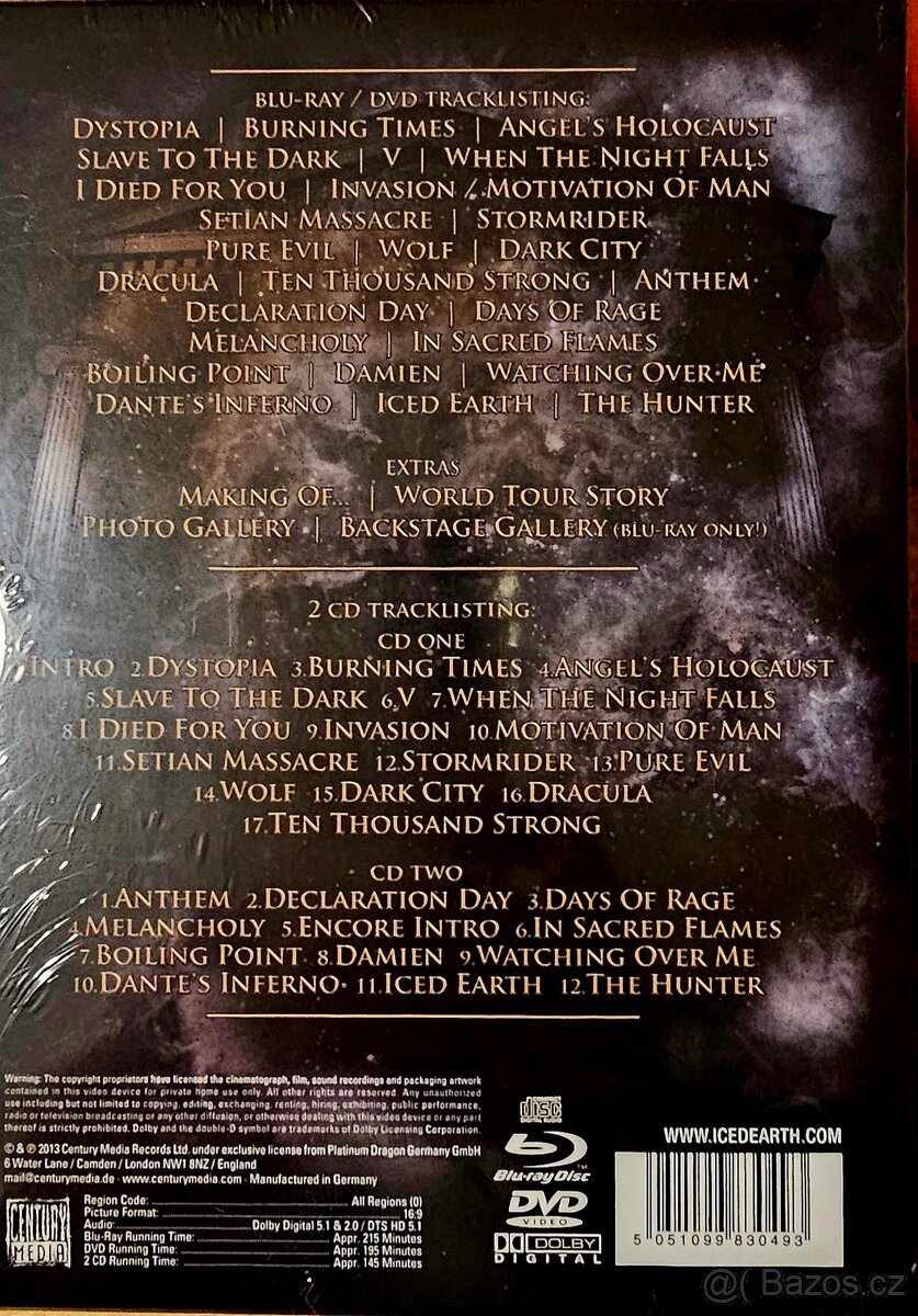 ICED EARTH- Live in Ancient Kourion, - 2