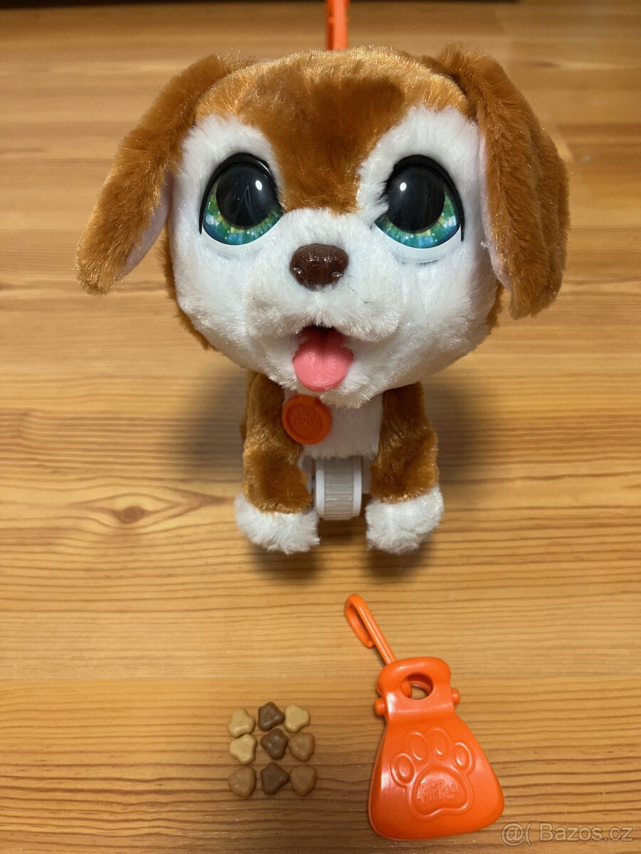 Hasbro pejsek na vodítku FurReal - 2