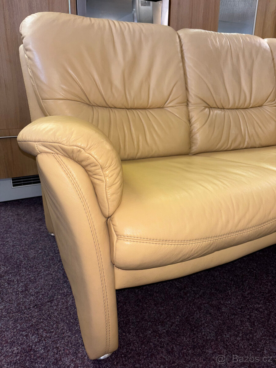 Kožená sedací souprava moderní design Německá výroba - 2